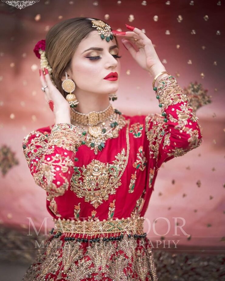 Beautiful Bridal Photo Shoot of Gorgeous Actress Zubab Rana