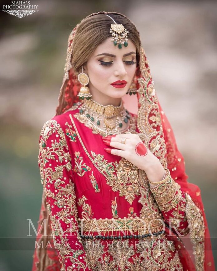 Bridal Photo Shoot of Actress Zubab Rana