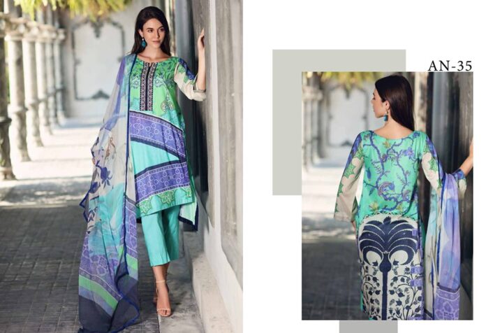 Embroidered Lawn Suit 2024 by Charizma