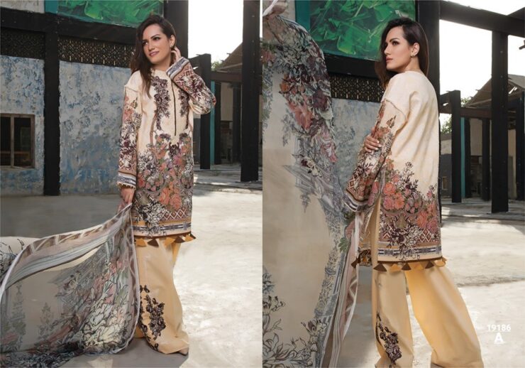 Firdous digital print lawn ombre collection 2019