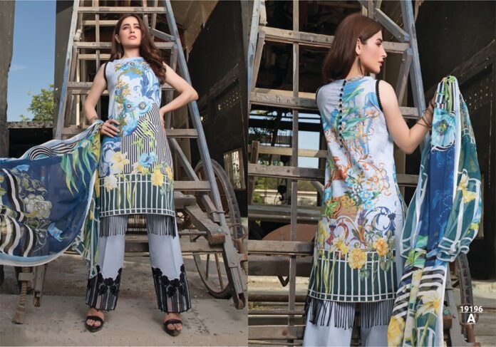 Firdous lawn print dreses design 2019