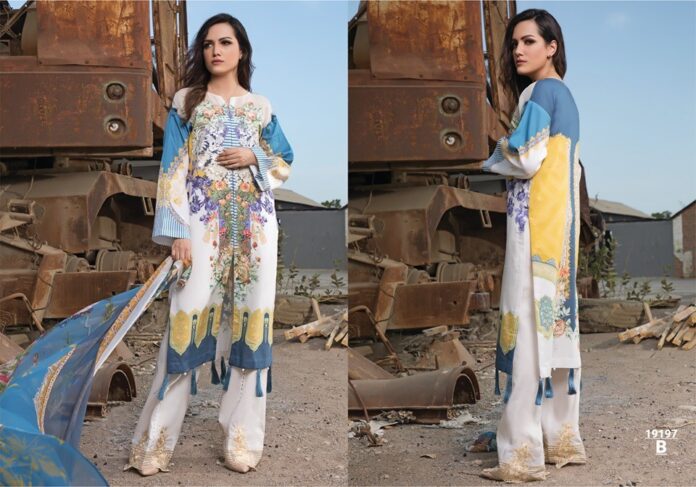 Firdous new lawn print design