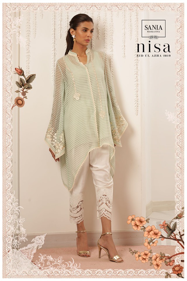 Sania maskatiya embroidered eid dresses collection