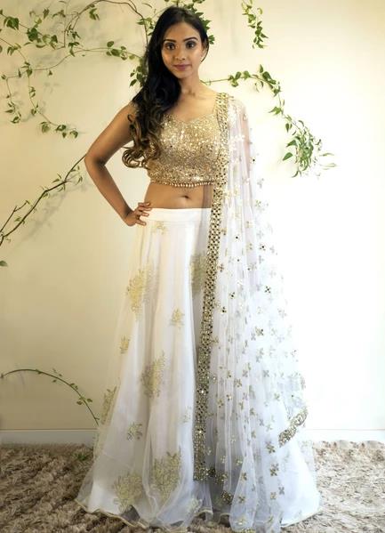 lehenga-dress-along-with-pearl-work