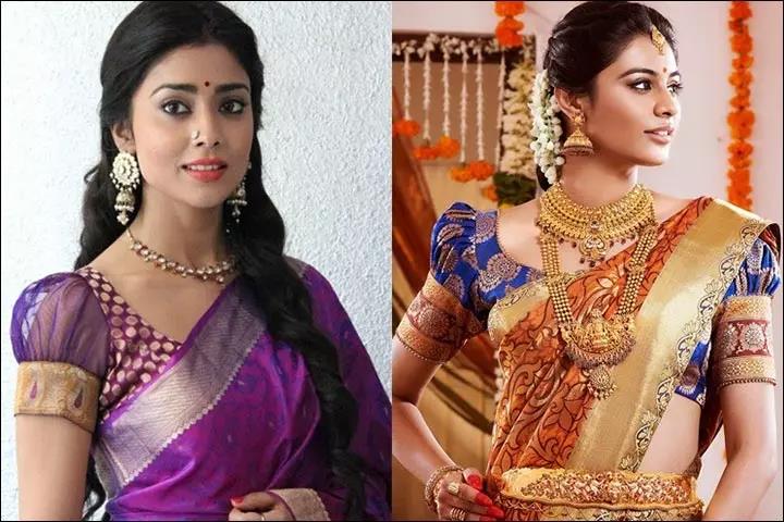 Celeb-Blouse-Designs-For-Silk-Sarees