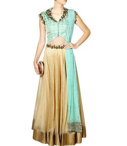 Sea-green-and-gold-floral-sequins-embroidered-lehenga