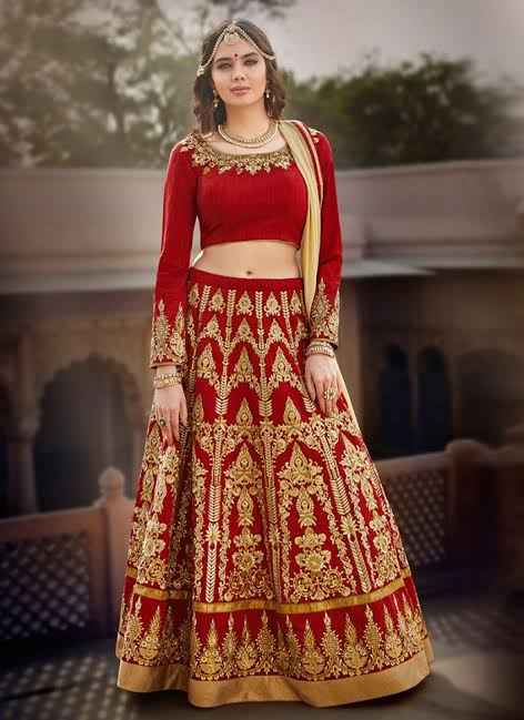 busty women lehenga design