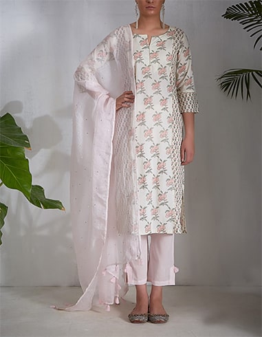 floral-print-kurti