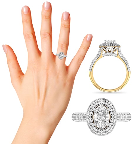 round-cut-diamond-wedding-rings