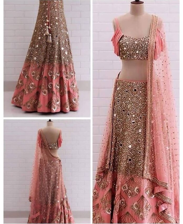 stunning-mirror-work-silk-lehenga