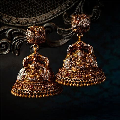 temple-jhumkas