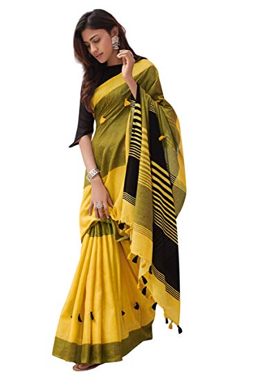 how-to-drape-a-linen-saree