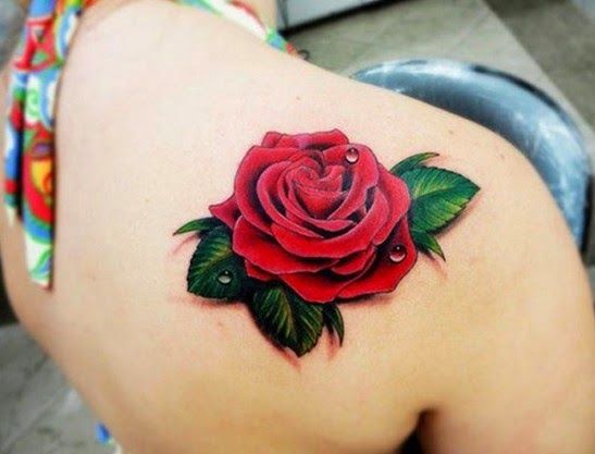 Beautiful-Red-Rose-Tattoo