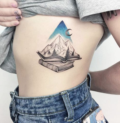 Book-Ish Nature tattoos for girls