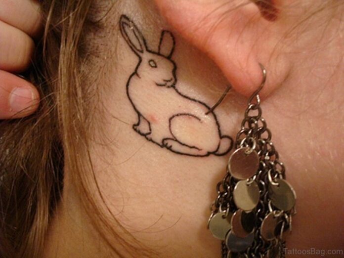 Cute-Rabbit-Neck-Tattoo