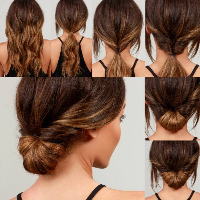 Easy Chignon Hairstyle