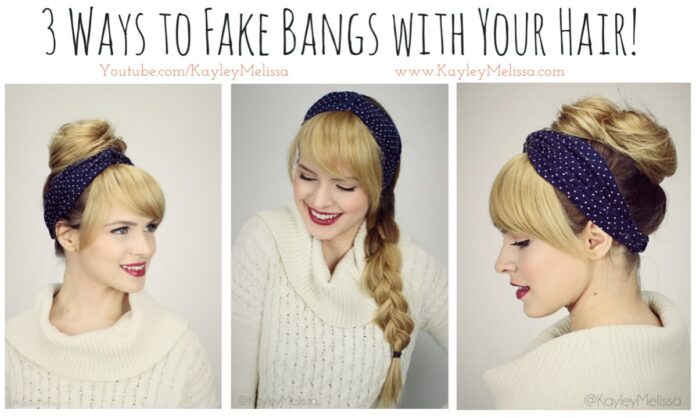 Fake Bangs Hairstyle