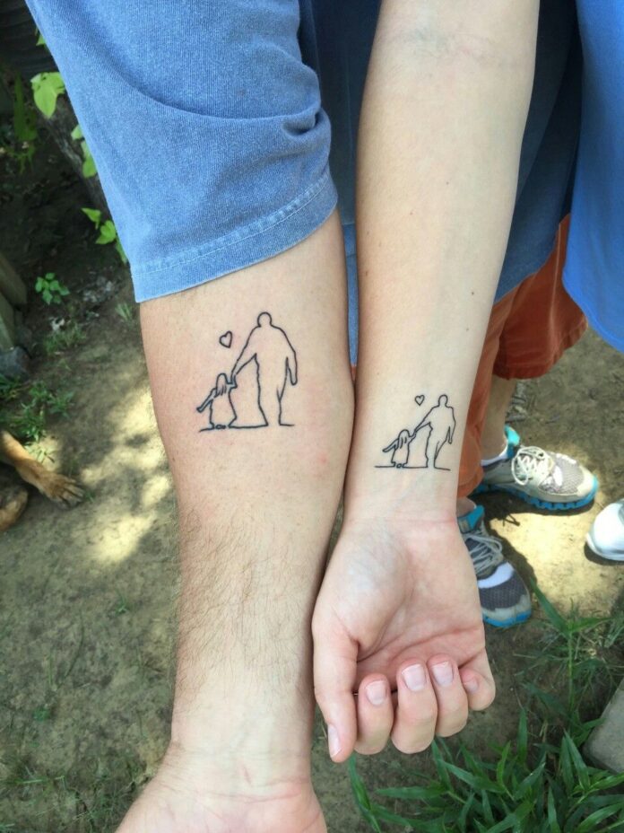Father Daughter tattoos