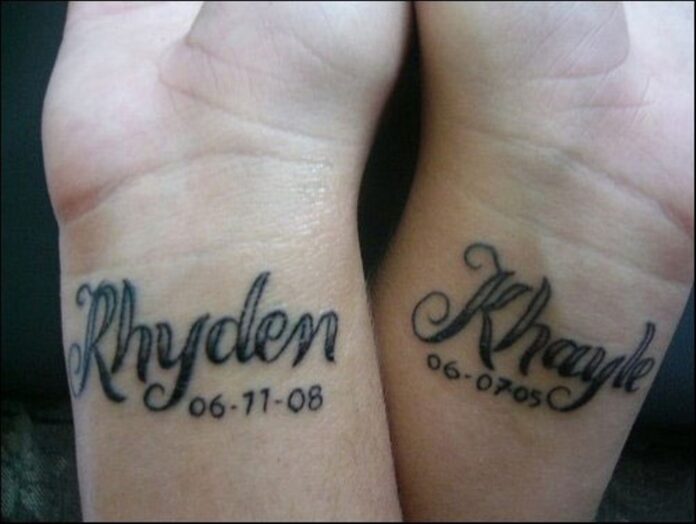Name Tattoos On Wrists