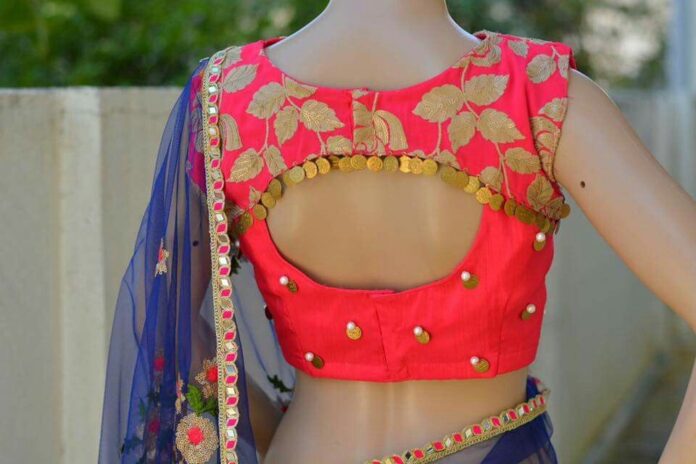 Stylish Fancy Saree Blouse Back Neck Designs