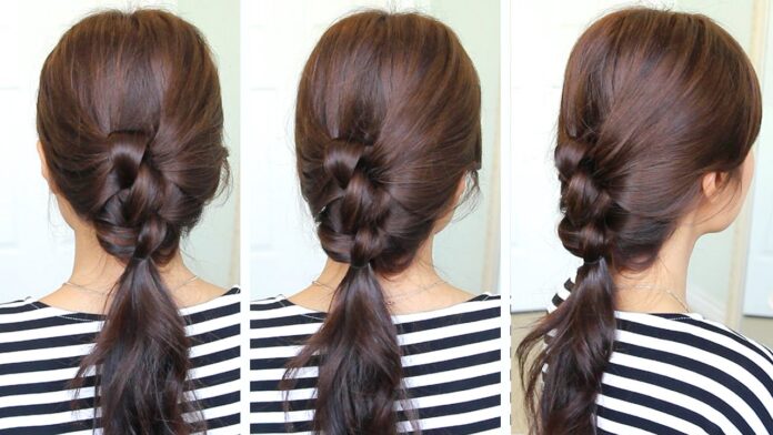 knotted-ponytail-hairstyles