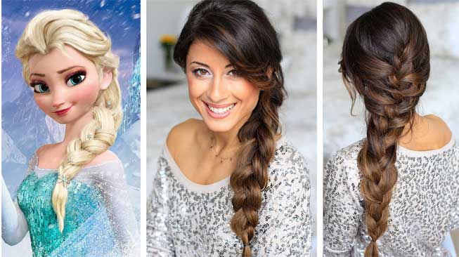 Elsa Braid Hairstyles