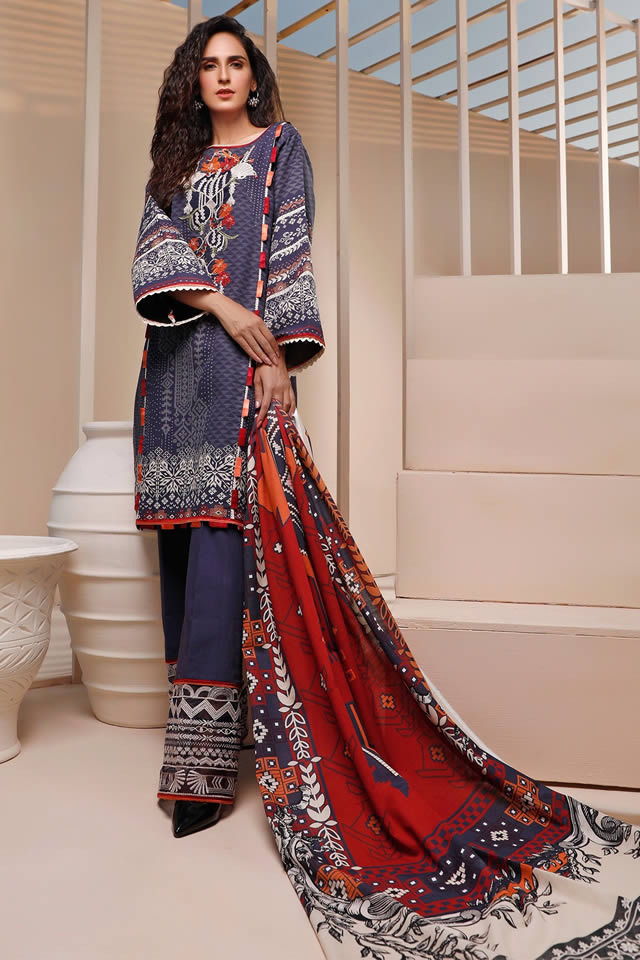 Firdous-Printed-Khaddar-Shirt-Collection-8