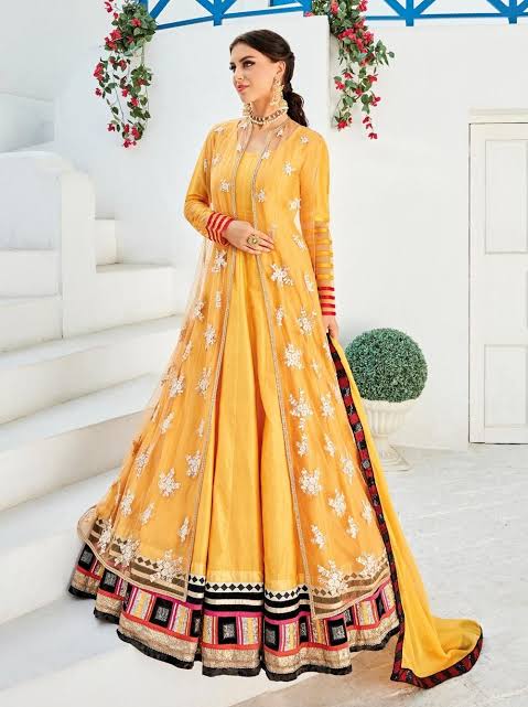 knee-length-anarkali-churidar-designs