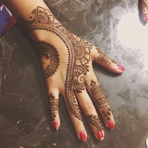 Easy and Simple Mehndi Designs for Hands Images 2024 - The Los Angeles ...