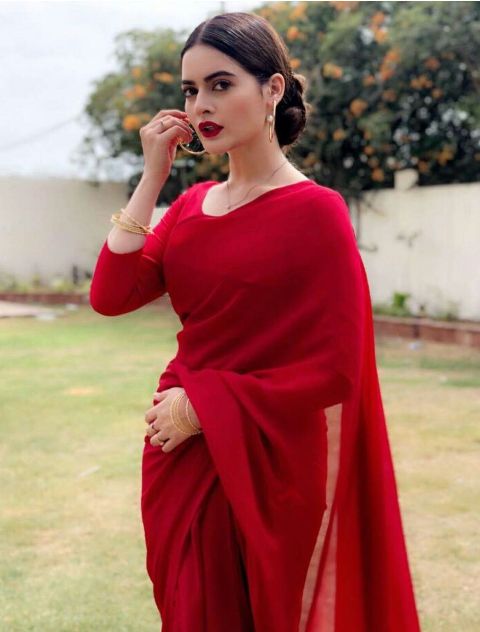 Traditional Red Blouse