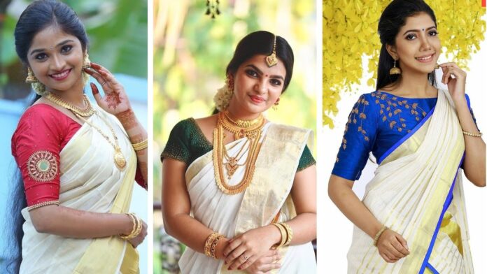 stylish-kerala-saree-blouse-designs