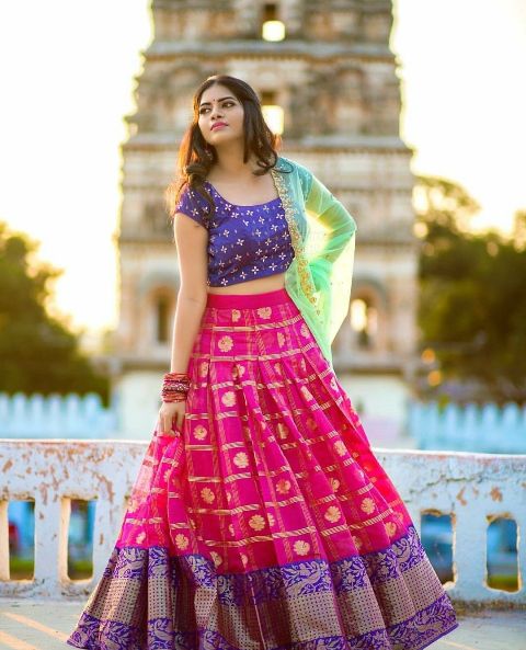 pattu-lehenga-designs