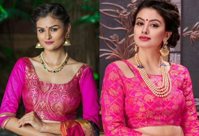 pattu-saree-blouse-designs-latest