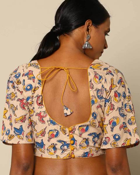 cotton-saree-simple-designer-blouse