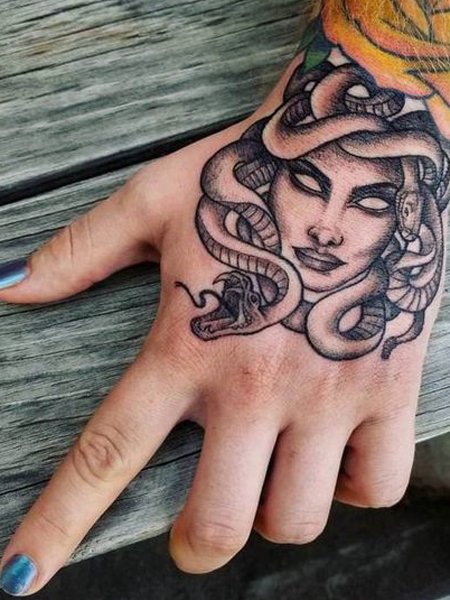 Medusa-Hand-Tattoo-design