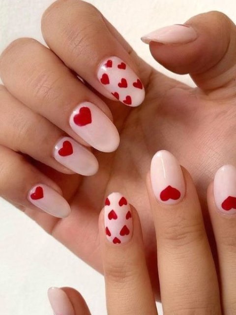 Red-Hearts-All-Over-Nails