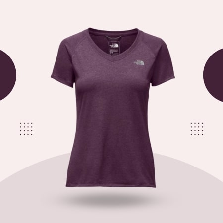 The North Face Women's Reaxion Amp V-Neck Tee